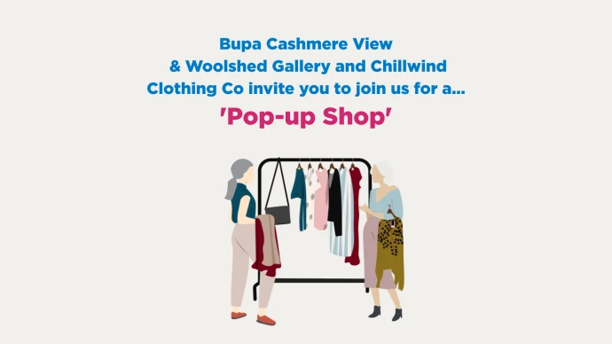 Bupa Cashmere View Retirement Village - Pop-up Shop