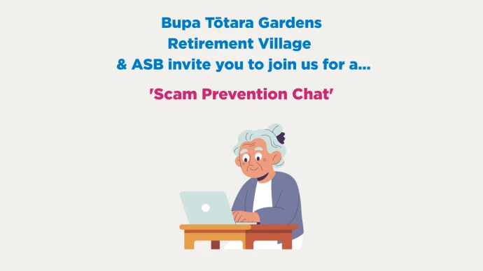 Bupa Tōtara Gardens - Scam Prevention Chat