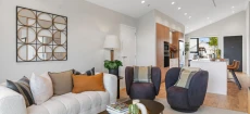 Spacious and modern